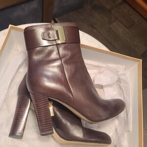 Michael Kors Dark Brown Heeled Boots